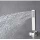 led shower set in wall mounted stainless steel tap Bathroom taps luxury brass kits rain rainfall showerset mixer faucet set