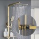 Thermostatic shower set shower faucet wall-mounted shower set